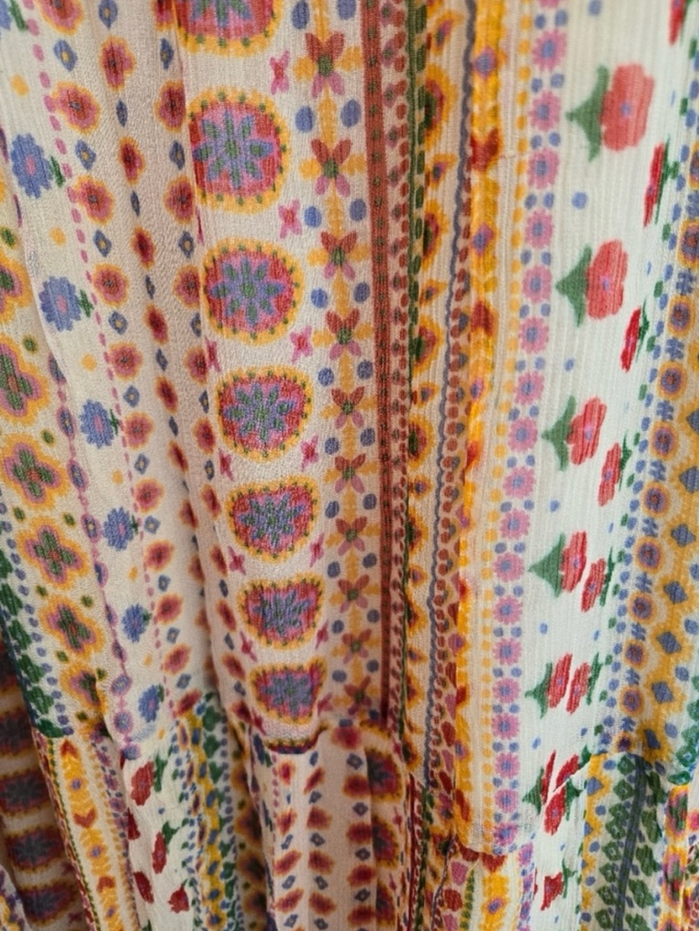 Sézane Boho Floral Ama Maxi V-Neck Sleeveless Sundress - Picture 6 of 13